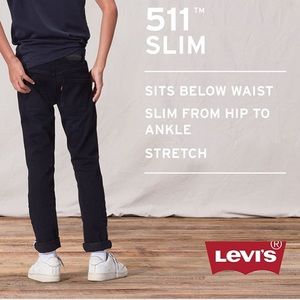 NWT BOYS LEVIS 511 SLIM FIT PANTS